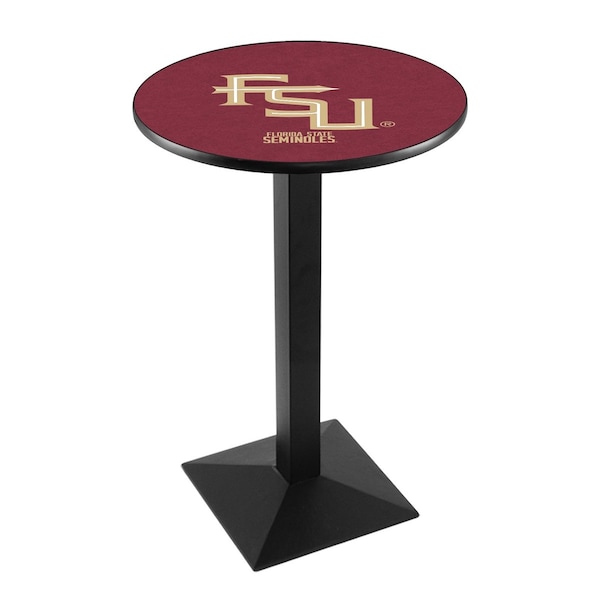 42" Blk Wrinkle Florida State (Script) Pub Table